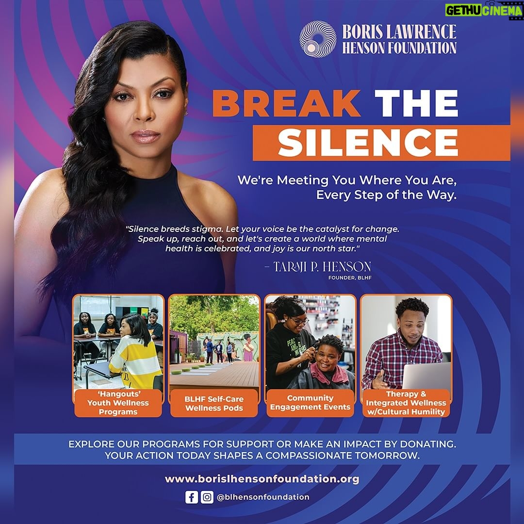 Taraji P. Henson Instagram - ๐ Exciting News! ๐ Our โBreak the Silenceโ ad is featured in @usatoday โs Black History Month issue! ๐ฐ๐ This edition dives deep into crucial topics like HBCU Rebirth, Diversity in the C-Suite, and Fighting Gentrification. Our ad, on page 125, is a testament to the importance of mental health awareness in our community. Letโs keep the conversation going and break the stigma surrounding mental health! ๐๐พ _ @blhensonfoundation ๐ค #BLHF #BLHF2024 #BreakTheSilence #BreakTheCycle #Lifestyle #WellnessJourney #Blackmentalhealth #BlackHistoryMonth #Healthymind #Blackmentalwellness #Blackjoy #Blackwomen #Blackmen #Joyisournorthstar ๐