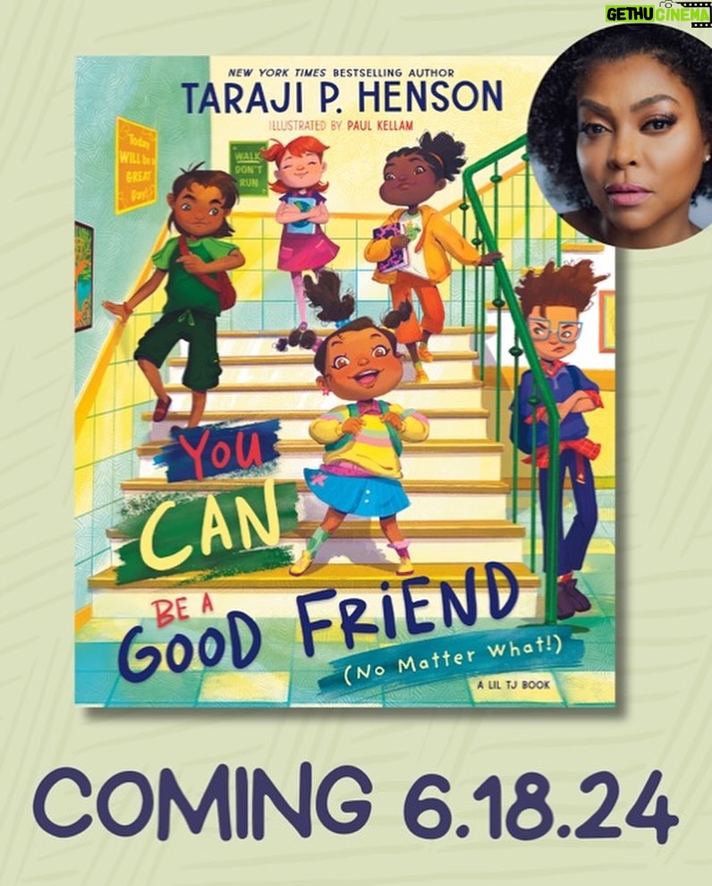 Taraji P. Henson Instagram - 📚 Guess what? 📚 I WROTE A CHILDREN’S BOOK! The cover which you can swipe to see was shared today on PEOPLE but in case you missed it, here she is! I hope my children’s book, YOU CAN BE A FRIEND (NO MATTER WHAT!) helps so many kids and parents. Keep an eye on my socials in the coming weeks for more exciting book-related things! The book goes on-sale June 18 and you can pre-order your copy now from your favorite retailer by clicking the link in my bio. Thank you all for your support! @blhensonfoundation #GoodFriend #LilTJ #YouCanBeAGoodFriend #ChildrensBooks #NewRelease #TarajiPHensonWrites #tph #SpreadKindness #PictureBookMagic 🌟
