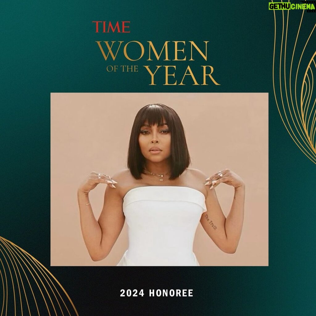Taraji P. Henson Instagram - So proud and honored to be included in TIME’s 2024 Women of the Year list alongside an extraordinary group of leaders fighting for a more equal world. Thank you @time for this honor 🖤🙏🏾🖤 #Time #WomenOfTheYear #Blessed