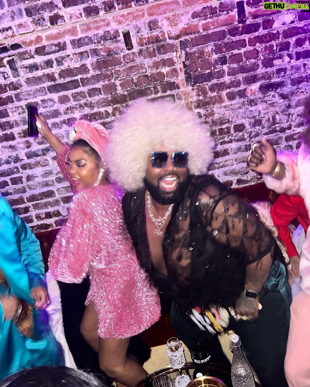 Taraji P. Henson Instagram - When I say a time was had at the #bryonsplayersball π«π€£PLEASE BELIEVE ME!!! Happy birthday @bryonjavar π₯³ππππππ