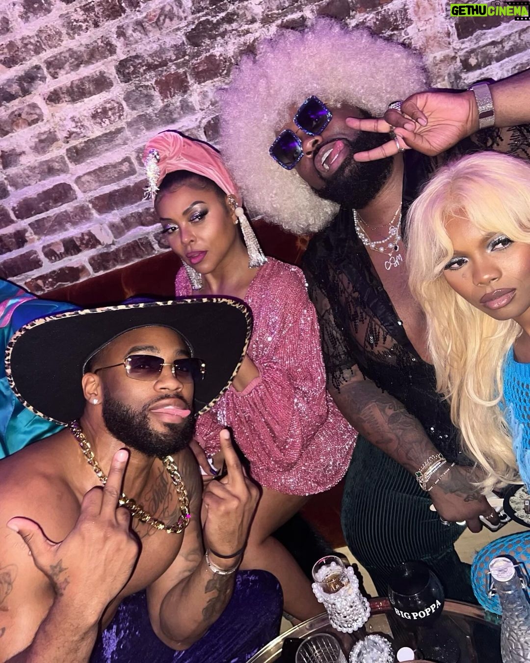 Taraji P. Henson Instagram - When I say a time was had at the #bryonsplayersball π«π€£PLEASE BELIEVE ME!!! Happy birthday @bryonjavar π₯³ππππππ