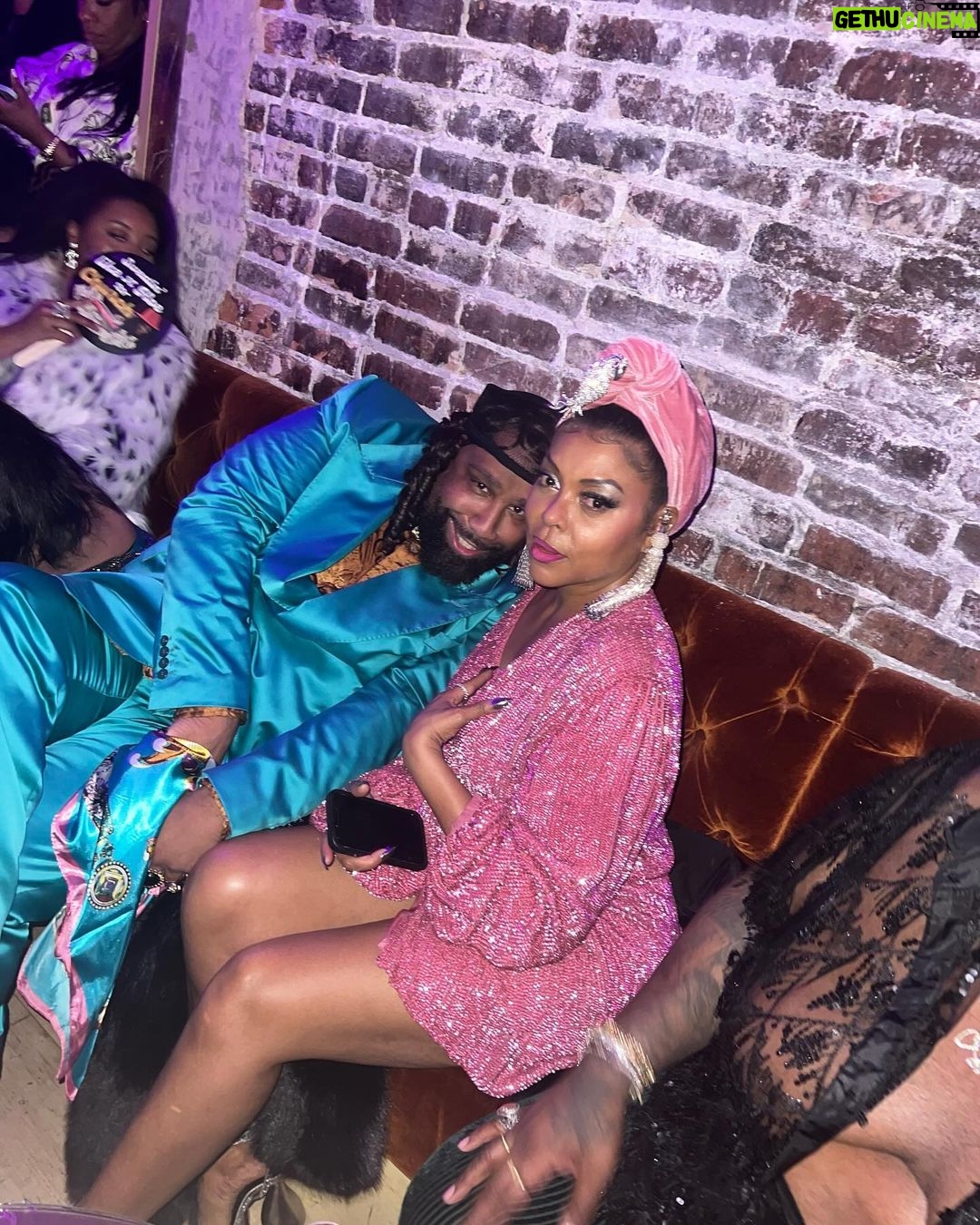 Taraji P. Henson Instagram - When I say a time was had at the #bryonsplayersball π«π€£PLEASE BELIEVE ME!!! Happy birthday @bryonjavar π₯³ππππππ