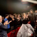 Taraneh Alidoosti Instagram - ‌ Beautiful photo by @b1jam1g after the screening of “Leila’s brothers” in the Lumier theater at @festivaldecannes With @saeedroustaee and @thierry.fremaux . Thank you @wildbunchdistribution