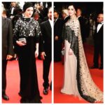 Taraneh Alidoosti Instagram - #cannes2016 , Taraneh Alidoosti wearing @negarnnemati Dresses tailored by: Galaxy, Tehran. Accessories: #degrisogono #baguettejewellery Clutch: @sormehdesign
