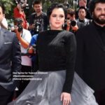 Taraneh Alidoosti Instagram - Red carpet for “Leila’s brothers ”,‌ 75th Cannes film festival. 🎬 Wearing @thesorayahouse Jewelry by @baguette.shahrabi Headpiece by @farmuk . @festivaldecannes @baradaraneleila #cannes2022