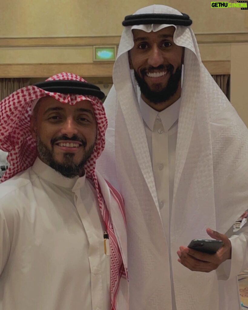 Tareq Al Harbi Instagram - مع الكابتن سلمان الفرج صورة من ضمن زواج عبدالله كنو 😍❤ Khobar, Saudi Arabia