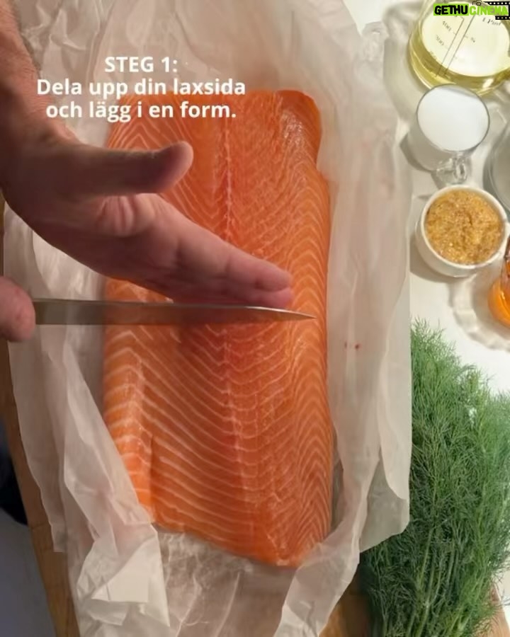 Tareq Taylor Instagram - Innehåller reklam för alkohol, endast för dig över 25 år
Enkelt och gott - Gravad lax med hovmästarsås! Följ stegen ovan för att sedan skämma bort nära och kära med denna underbara klassiker.
Jag väljer att matcha den gravade laxen med min Riesling som passar utmärkt med den feta fisken. ”Tareq Riesling” är ett friskt vitt vin med en smak av päron, honungsmelon, mineral samt vit stenfrukt som tillför fräschör till vinet. Finns på Systembolaget med artikelnummer 56304. Går även att beställa på deras hemsida om den inte finns i din lokala butik.