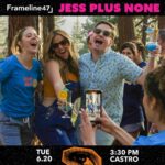 Tate Ellington Instagram - Join the cast and crew in San Francisco June 20th at 3:30pm for the North American Premiere of @jessplusnone !! The film is part of the @framelinefest and will be screening at the iconic @the_castro_theatre Can’t wait to see you there! Link to tixs in bio. PS: best cast and crew ever❤️