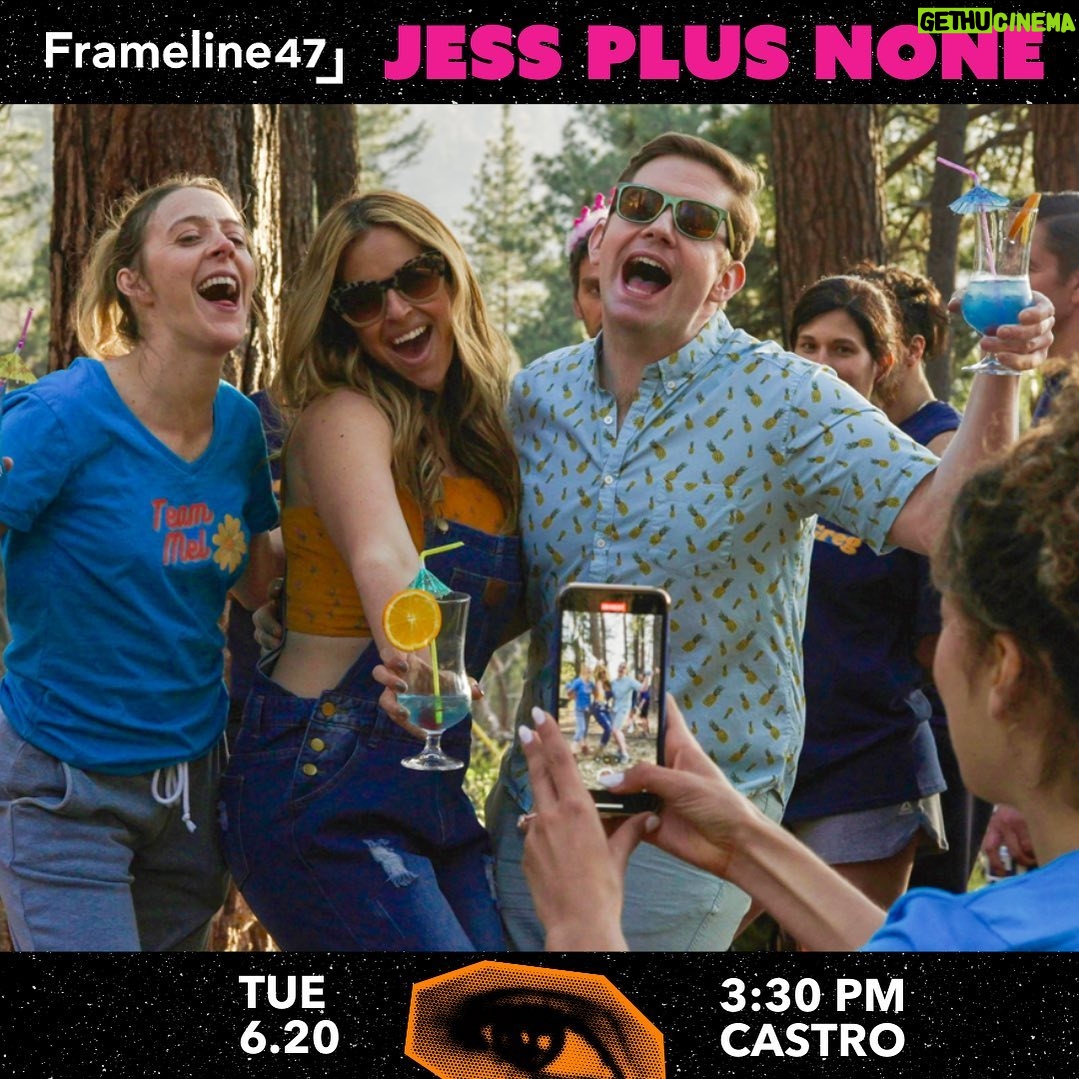 Tate Ellington Instagram - Join the cast and crew in San Francisco June 20th at 3:30pm for the North American Premiere of @jessplusnone !! The film is part of the @framelinefest and will be screening at the iconic @the_castro_theatre Can’t wait to see you there! Link to tixs in bio. PS: best cast and crew ever❤️