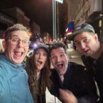 Tate Ellington Instagram - And sometimes you run into dear friends when you thought you were 2000 miles apart. My heart is full.❤️❤️❤️❤️ @joshruben @macedintheface @laurensick Greenpoint