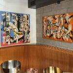 Tate Ellington Instagram - Grateful for the opportunity to collaborate with @hunkerhome and @saatchiart to have two of my pieces featured at Hunker House on Abbot Kinney in Venice, CA. #art #originalart #oilpainting #abstractart #hunkerhouse