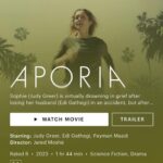 Tate Ellington Instagram - Watch APHORIA now! Like right now. You can find it on @hulu @streamonmax @appletv and @amazonprime It is a fantastic film and if ya listen close ya might hear yours truly. Directed by @jdmoshe and starring @missjudygreer and @iamedigathegi #scifi #film #independentfilm