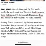 Tate Ellington Instagram – Unbelievably excited to have been a part of this one and can’t wait for you to see it!

Thank you @shopmaker @casting.amanda #johnslattery
❤️❤️❤️
#jonhamm #tinafey #nickmohammed @happyandersonacting