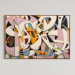 Tate Ellington Instagram - Your Home Is A Spaceship 40” x 60” oil on canvas #painting #originalart #art #oilpainting #oilpaint #commission #artcommission #abstractart