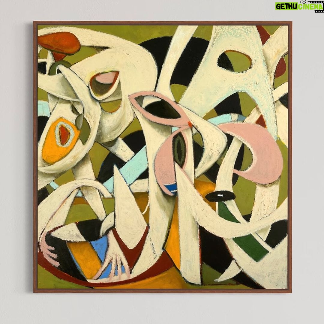 Tate Ellington Instagram - For Palmer 40β x 38β oil on canvas This was a commissioned piece for my dearest friends @macedintheface and @brookshired. It means the world to me that it is now part of their home and a part of their lives. The piece represents the ties that bind us. The chance meetings that form friendships that last a lifetime. The chaos and clutter of a city filled with 8 million individuals and the peace that comes from finding a home with the ones you love. Love yβall. π #art #commission #originalart #oilpainting #oilpaint #painting #nyc #brooklyn Los Angeles, California