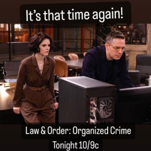 Tate Ellington Instagram - Tonight 10/9c!! @nbclawandorder #lawandorderorganizedcrime #nbc