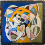 Tate Ellington Instagram - Finishing up. #wip #art #painting #oilpainting #originalart #abstract #abstractart