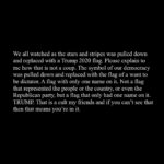 Tate Ellington Instagram - On January 6th there was a coordinated and nearly successful attempt by then President Donald Trump and his followers to overthrow the government of The United States of America. This is a fact. Do not forget this fact. Vote @joebiden in 2024
