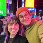 Tate Ellington Instagram - Ya want the key to this lady’s heart….make her laugh. Thank you @gutenbergbway for making this birthday girl’s day.❤️❤️❤️ One of the things I love the most about this lady is her laugh. It’s loud, it is free, it is joy, it is kind, it is a laugh that says “life is good, but life is the best when you laugh.” Happy Birthday @cdfioe. Well I guess technically your birthday ended 20 minutes ago, but….🤷‍♂️. LOVE YOU❤️❤️❤️❤️ PS: GO SEE THIS SHOW!!