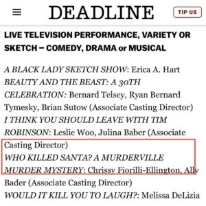 Tate Ellington Instagram - I’m married to a 3 time Artios Awards nominee. Congrats @cdfioe !!!❤️

@csacasting #artiosawards #casting #castingdirector