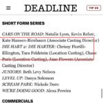 Tate Ellington Instagram - I’m married to a 3 time Artios Awards nominee. Congrats @cdfioe !!!❤️ @csacasting #artiosawards #casting #castingdirector Los Angeles, California