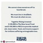 Tate Ellington Instagram – I have been desperately trying to figure out what to say and how to say it about the events in Israel and Gaza. @together.rising has said everything I want to say.