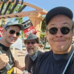 Tate Ellington Instagram - Good time with good friends walking the line today. Bathed in some #bobiger tears #sagaftra #sagaftrastrong #sagaftrastrike Los Angeles, California