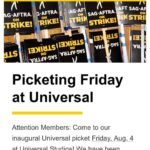 Tate Ellington Instagram - See you tomorrow! #sagaftra #sagaftrastrike #sagaftrastrong #union Los Angeles, California