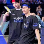 Tawan Vihokratana Instagram - นักกีฬาทีมชาตินี้ และนักกีฬาทีมชาติหน้า(อย่าได้เจอกันอีก) กับน้องชีตาห์ที่น่ารัก 🐆💙 🥇🦅🤘🏽