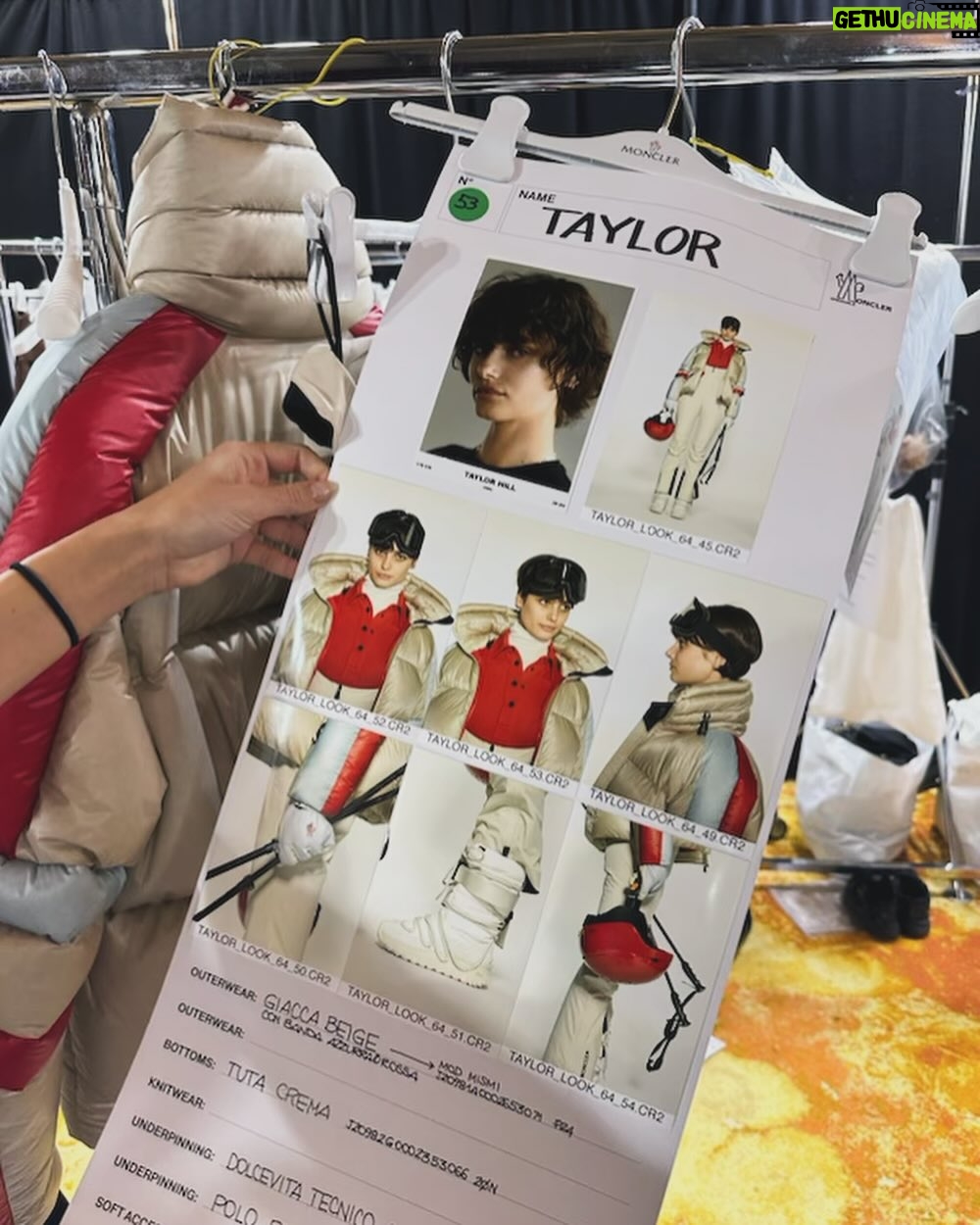 Taylor Hill Instagram - Thank you @moncler for having me in your show! Felt like a ❄️🐰 and a huge thanks to the team that made it happen @piergiorgio @sammcknight1 @lauren.parsons 🩵🤍 St. Moritz, Switzerland