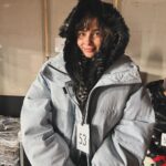 Taylor Hill Instagram - Thank you @moncler for having me in your show! Felt like a ❄️🐰 and a huge thanks to the team that made it happen @piergiorgio @sammcknight1 @lauren.parsons 🩵🤍 St. Moritz, Switzerland