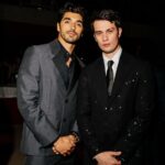 Taylor Zakhar Perez Instagram - An unforgettable evening with @theacademy at the @academymuseum surrounded by inspiring individuals who are changing the world through the power of film and film education. I was honored to be in the same room as the creatives I’ve looked up to my entire life and continue to be moved by you all. Thank you to @thewoolmarkcompany x @prada for the custom threads. Team: @jasonbolden @remba_ Fit: custom @prada @tagheuer @thewoolmarkcompany Cut: @thecutbyshane The Museum of the Academy of Motion Picture Arts and Sciences