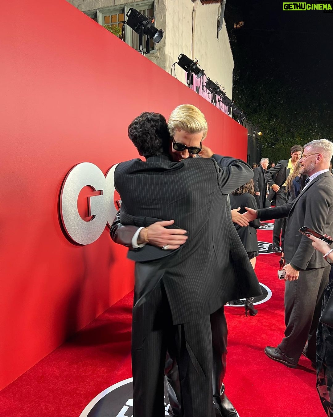 Taylor Zakhar Perez Instagram - @gq Men of the Year It was a wild summer and I am grateful that MOTY was the first time I was able to speak on RWRB since its release. I am so grateful we were also able to celebrate our GQ cover last night with my peers and community of creatives. Thanks @willwelch Team: @jasonbolden @remba_ Photo: @philfaraone_ Fit: @balenciaga