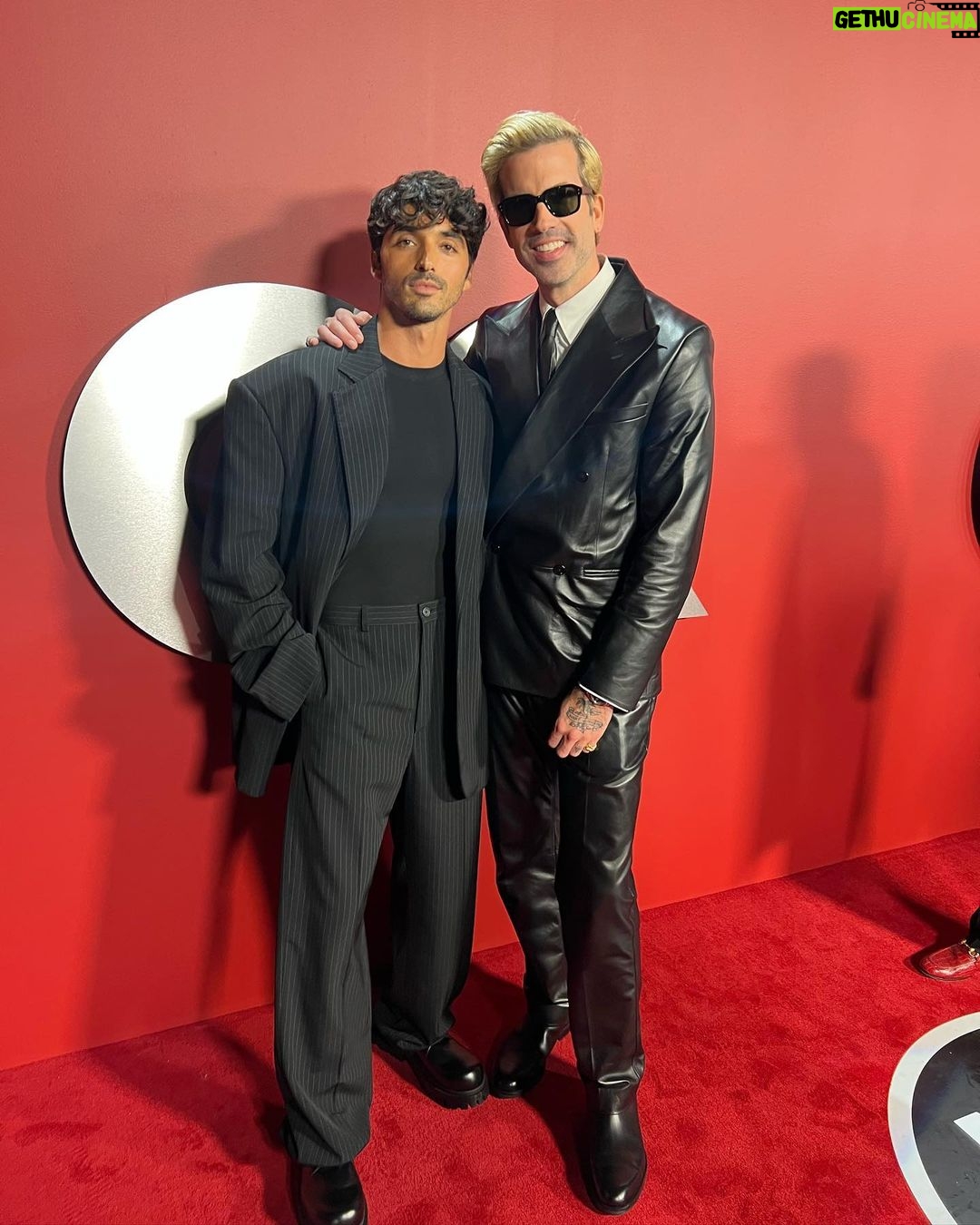 Taylor Zakhar Perez Instagram - @gq Men of the Year It was a wild summer and I am grateful that MOTY was the first time I was able to speak on RWRB since its release. I am so grateful we were also able to celebrate our GQ cover last night with my peers and community of creatives. Thanks @willwelch Team: @jasonbolden @remba_ Photo: @philfaraone_ Fit: @balenciaga