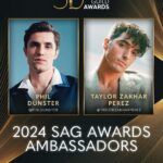 Taylor Zakhar Perez Instagram - See you on Feb 24th @sagawards @netflix