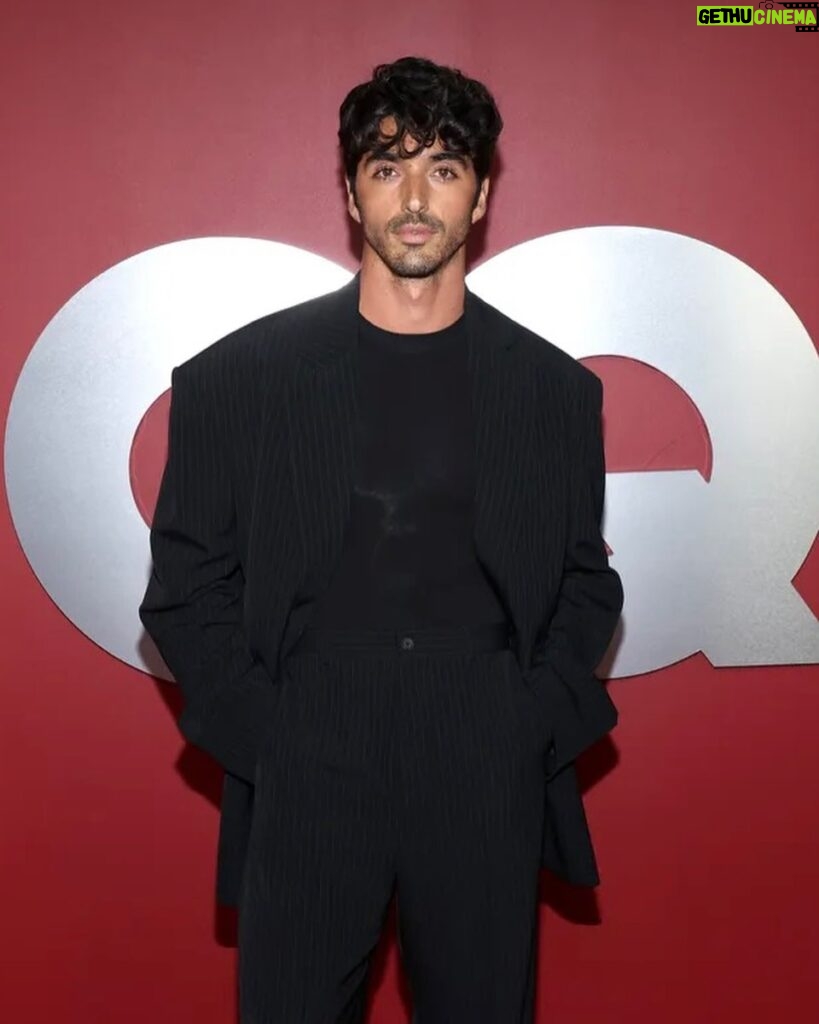 Taylor Zakhar Perez Instagram - @gq Men of the Year It was a wild summer and I am grateful that MOTY was the first time I was able to speak on RWRB since its release. I am so grateful we were also able to celebrate our GQ cover last night with my peers and community of creatives. Thanks @willwelch Team: @jasonbolden @remba_ Photo: @philfaraone_ Fit: @balenciaga