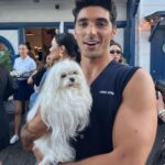 Taylor Zakhar Perez Instagram - Malibu Madness w/ @miumiu ⚓️ PS. That dog had better hair than anyone on that pier. Fit: @jasonbolden HMU: @remba_ Malibu Pier