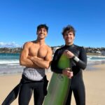 Taylor Zakhar Perez Instagram - A bit of a Bondi Surf Thank you @haydenshapes 🤙🏽