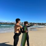 Taylor Zakhar Perez Instagram - A bit of a Bondi Surf Thank you @haydenshapes 🤙🏽