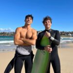 Taylor Zakhar Perez Instagram - A bit of a Bondi Surf Thank you @haydenshapes 🤙🏽