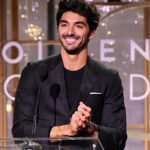 Taylor Zakhar Perez Instagram - What a weekend! Thanks for showing a Midwest kid a good time. @goldenglobes , @amazonstudios and @vanityfair Team @jasonbolden @remba_ Fit @thombrowne @zegnaofficial