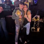 Tecia Torres Instagram - Celebrated the love of my life tonight 🏆♥️ you deserve the world bebita 😘 #WorldChamp CLUB PALMZ