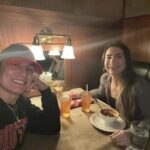 Tecia Torres Instagram - Date Night 🖤 We had the entire D&Bs to ourselves, I won about half the games 😜, tried a new restaurant in town, delicious, college football championships 🏈