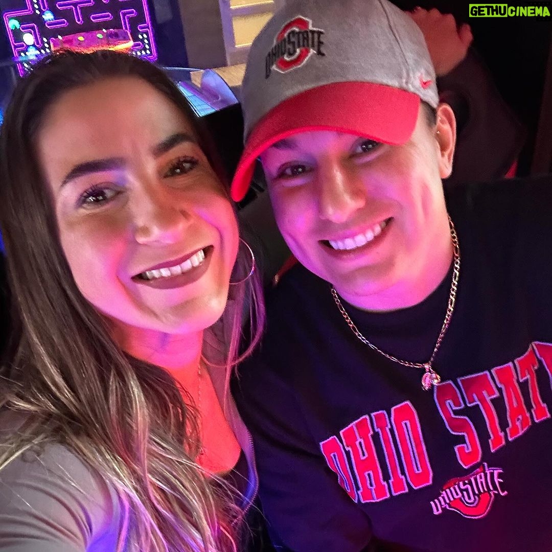 Tecia Torres Instagram - Date Night 🖤 We had the entire D&Bs to ourselves, I won about half the games 😜, tried a new restaurant in town, delicious, college football championships 🏈