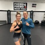 Tecia Torres Instagram - Moms on a mission 🏆 #JourneyBackToTheOctagon #RoxkNado #TeamTiny #TeamRocky #UFC297 — we compared bruises later that night 👊🏽😂 #SparringDay Pound 4 Pound Muay Thai