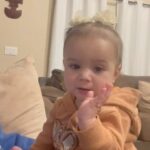 Tecia Torres Instagram - First official word was a few weeks ago. “Bye” 👋🏽 outside of that she just says Baba for bottle. Raquel and I are in a competition to see if she says Mama or Mommy first. Mama is easier so I might lose that one lol. We can/can’t wait to hear more of her precious little voice. 🩷