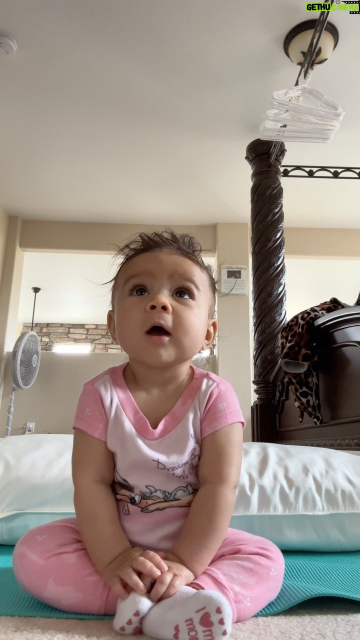 Tecia Torres Instagram - Our little miss decided to sit up and stay up today 🥹 #BabyGirl #Princesa #5Months #LittleLove #Family #Positivity #Encouragement #EarlyMilestones
