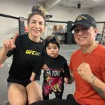 Tecia Torres Instagram - Sparring Day with my cheerleaders 📣 First spar with someone besides my wife since baby. It went well, greatness is coming. 🌪️ #StayTuned #TeamTiny #UFCStrawweight