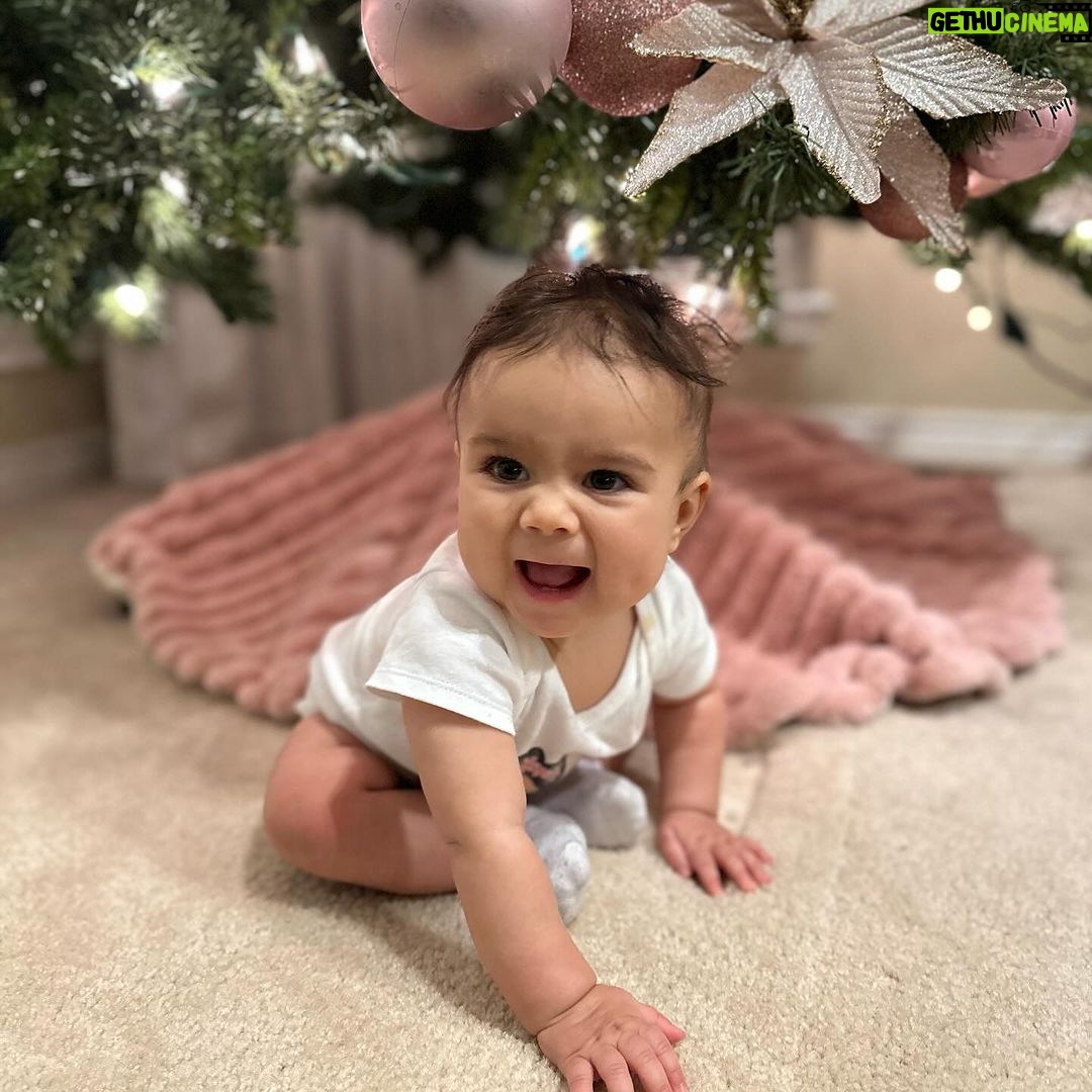 Tecia Torres Instagram - About half way complete… got most of the tree up today 🎅🏼♥️ Thank you Coco. #Family #Love #BabysFirstChristmas