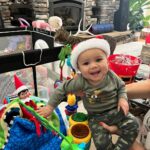 Tecia Torres Instagram - Happy 1/2 Birthday to our beautiful princesa. 6 Months of pure bliss, 6 months of morning smiles, 6 months of baby coos, laughs, and talk, 6 months of making memories. The absolute best 6 months ever! Alayah is sitting up really well, army crawling everywhere, loves her furbaby siblings espically our cat Dubai, enjoys watching moms train, smiles ohh so much, & still on team no sleep. She is 25 inches tall now & still a tiny little one 14 lbs. We are incredibly proud to be her moms. 🩷🥳